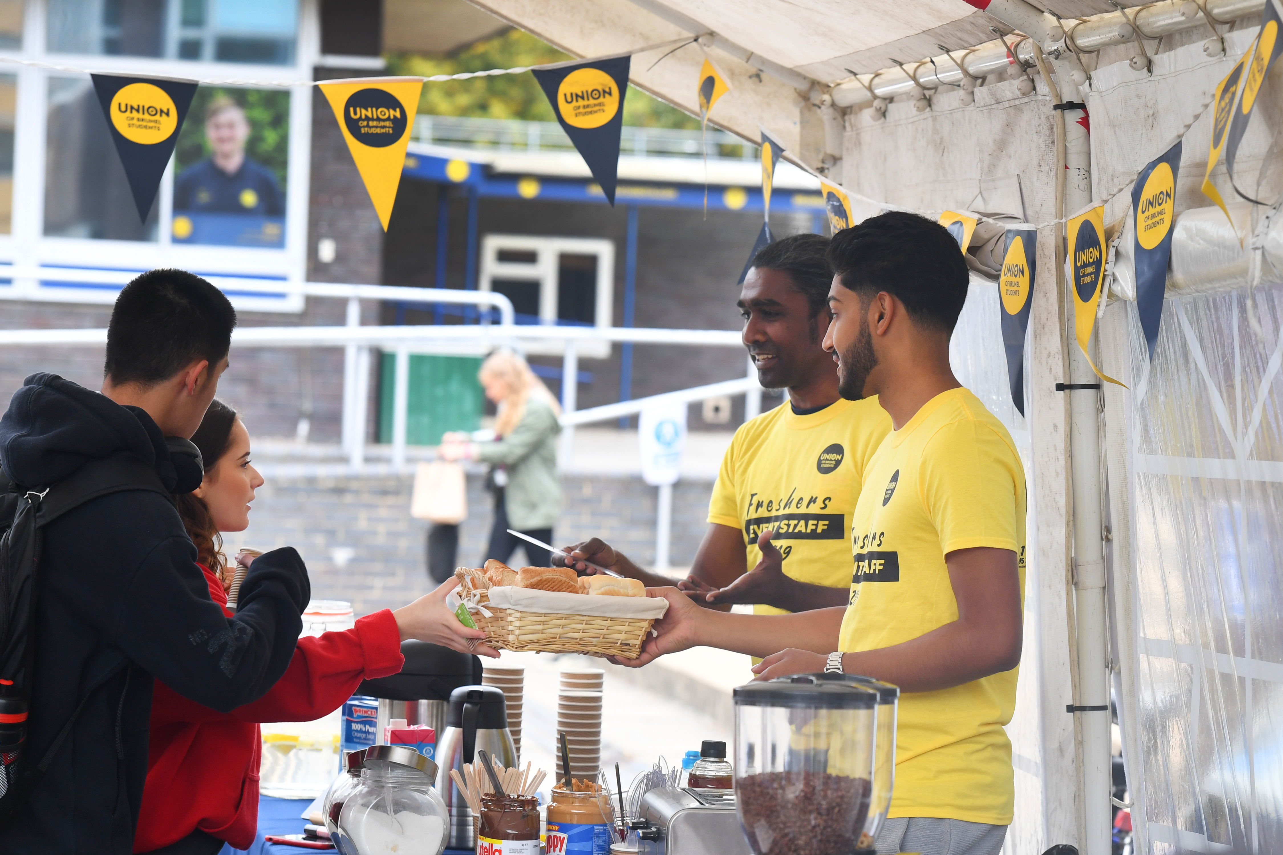 Click image of students to see job vacancies