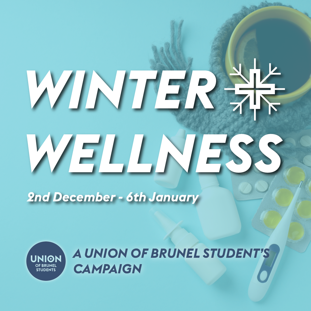 This is a Union Wellness Campaign being conducted with The Meeting House and Res-Life Ambassadors. We are hoping to improve student’s physical and mental well-being over the winter period and the festive break.